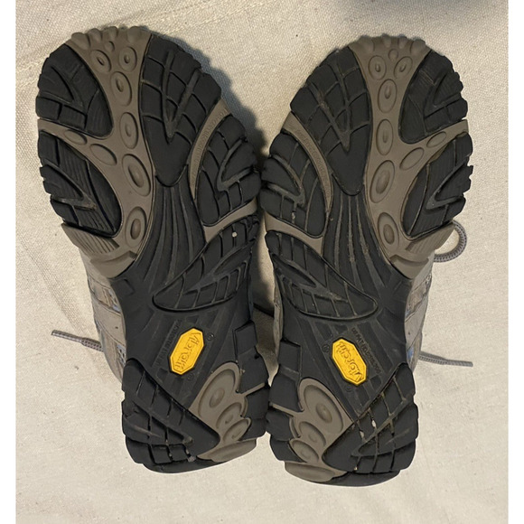 Merrell Vibram Hiking Shoes Womens Size US 6.5 EU 37 Gray Lace Up Athletic Shoes - Picture 10 of 10